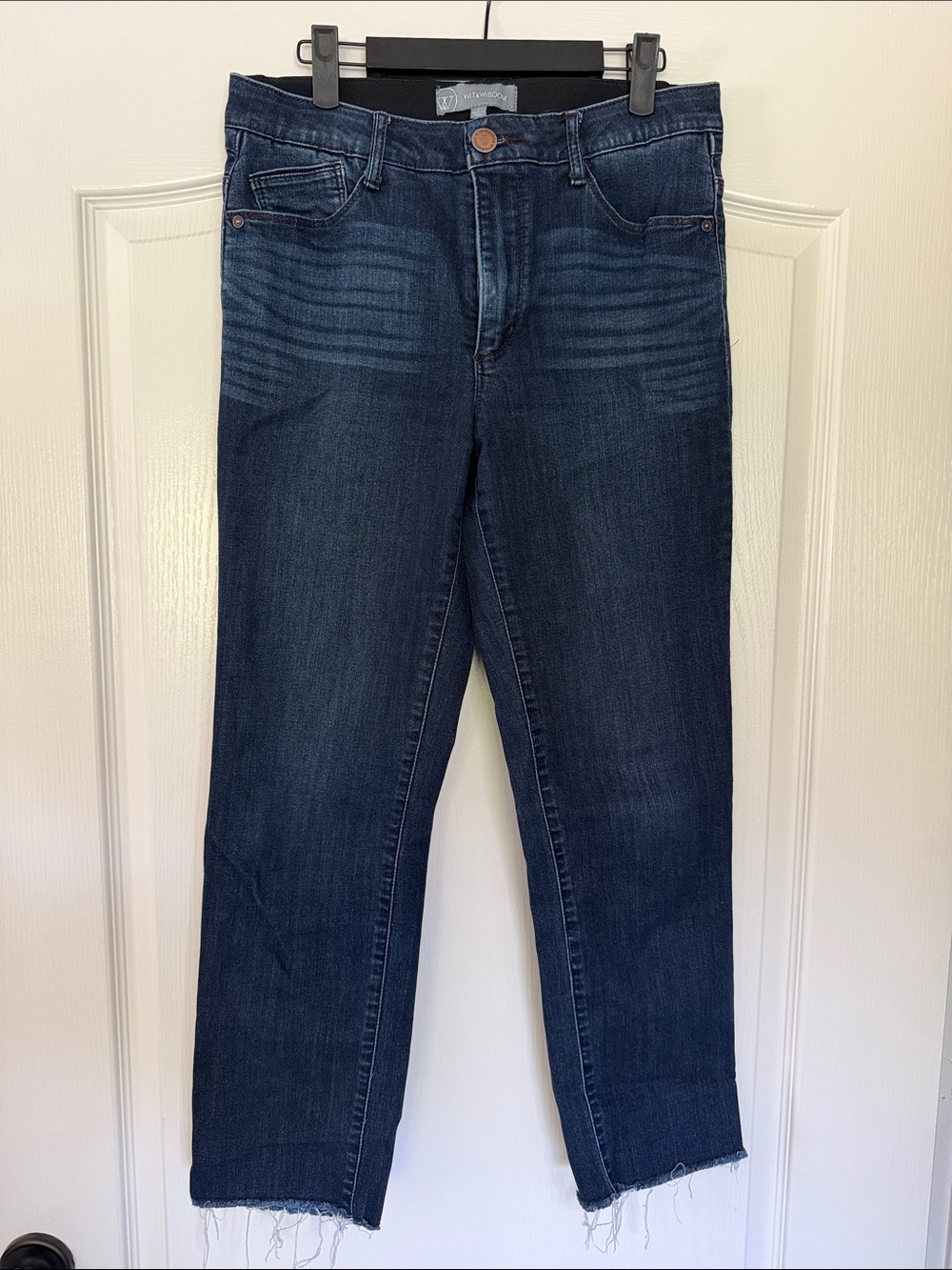 Wit & Wisdom Dark Indigo Straight Leg Jeans